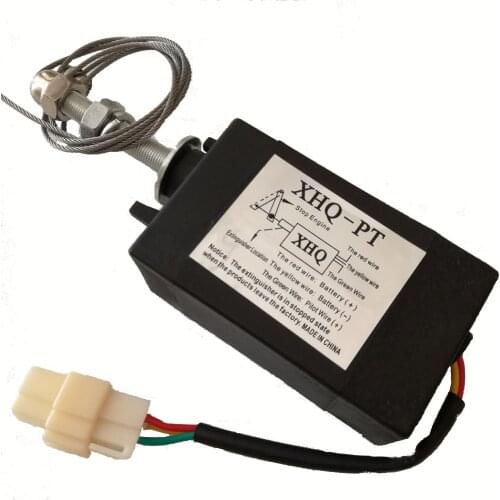 12V/24VDC 150N Diesel Engine Stop Electromagnetic Solenoid Valve Magnetic Valve Extinguisher XHQ-PT