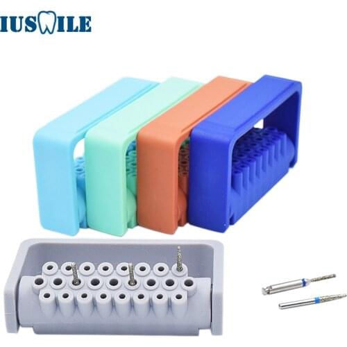 5 PCS 25 Holes Sterilization Dental Diamond Burs Holder For RA & FG Burs