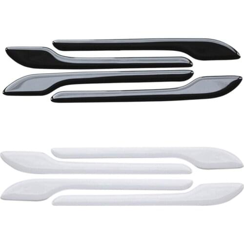 Car Door Handle Wrap Set Protector Stickers for Tesla Model 3, Door Handle 3D Decal Car Accessories 4Pcs