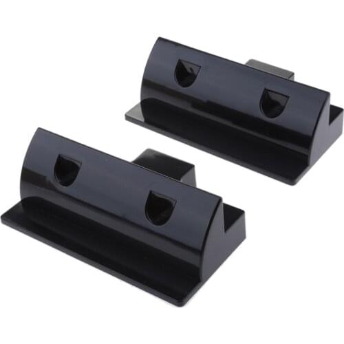 Solar Panel Side Mounting Brackets Black For Motor Homes Boats Set of 2