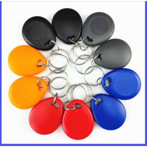 100pcs 125kHz Keyfobs Proximity Fob Works With Prox Key 1346 26-Bit H10301
