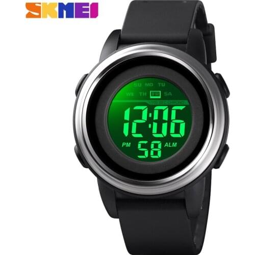 SKMEI 1594 Teenager Sport Digital Watch 50M Waterproof Men Alarm EL Light Stopwatch Clock Male Wristwatch Relogio Masculino