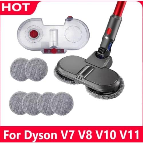 Electric Mop Head Parts For Dyson V7 V8 V10 V11 Vacuum Cleaner Electric Floor Brush Head Water Tank Cleaning Cloth Accessories