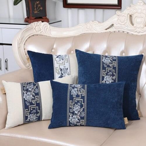 European Pillowcase Sofa Cushion Pillow Slip Cushion Case Home Decorative Lumbar Pillow Cover Sofa Car Cushion Cover Decor
