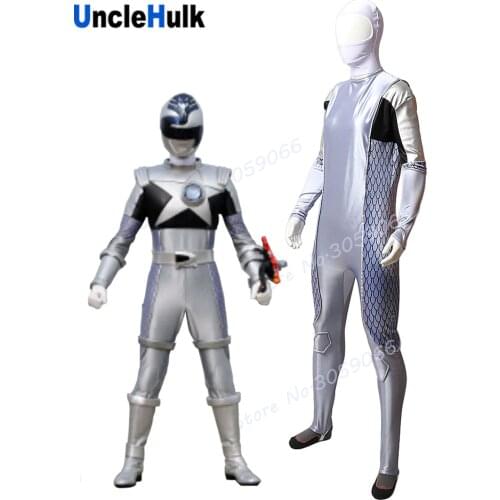 Kyu Silver Uchu Sentai Kyuranger Cosplay Costume Halloween Bodysuit | UncleHulk