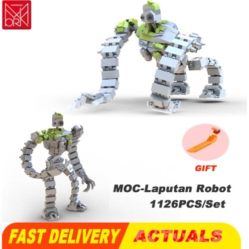 MOC 20801 The Laputan Robot 1126PCS Sky City-Laputa Robot Model Building Blocks Bricks Kits Kids Toys Boy Birthday Gifts