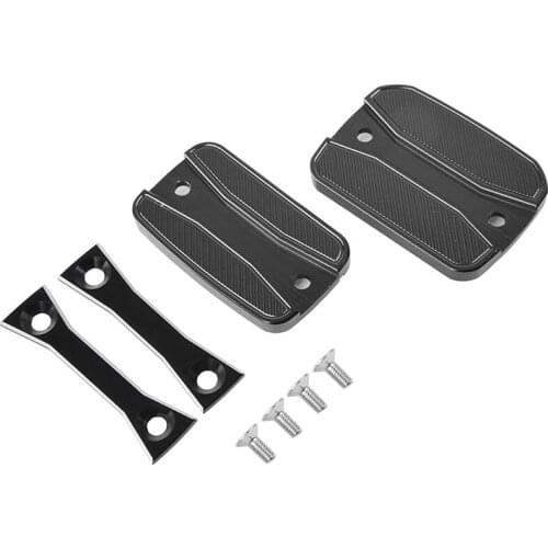 Motorcycle Front Rear Brake Fluid Reservoir Cover Cap Handle Bar For Ducati Hypermotard Hyperstrada Monster Multistrada Scramble