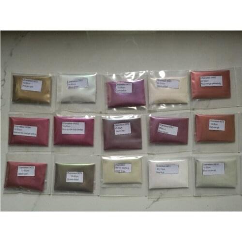 Chameleon pearlsecent Pigments kit 15 colors per set for cosmetics nail polish