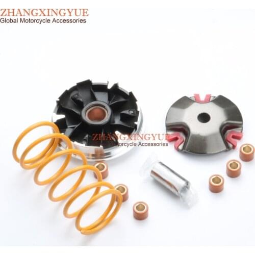 1500 RPM 2000RPM Torsion Springs & Performance 18mm Variator Set w / 7g rollers for YAMAHA Scooter Minarelli JOG50 Zuma 1E40QMB