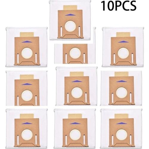 10 PCS Dust Bag for ECOVACS DEEBOT OZMO T8 T8 AIVI DX93 DDX96 T9 AIVI N8Pro T8MAX T8Power Robot Vacuum Cleaner Accessories Parts