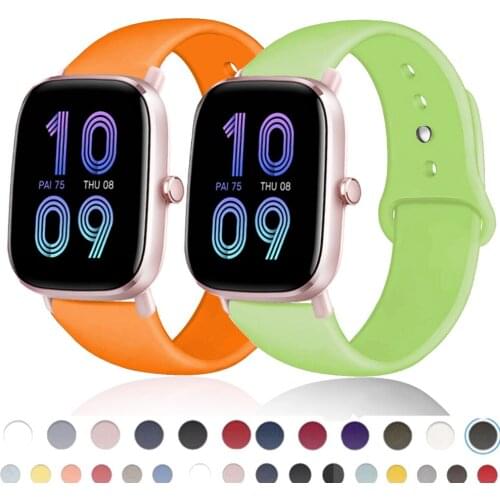 22mm 20mm watch strap For Amazfit GTS 2/Bip/2e/GTS2 Mini/GTR 47mm smartwatch bracelet Samsung Galaxy watch 3 4 Classic 45mm 46mm