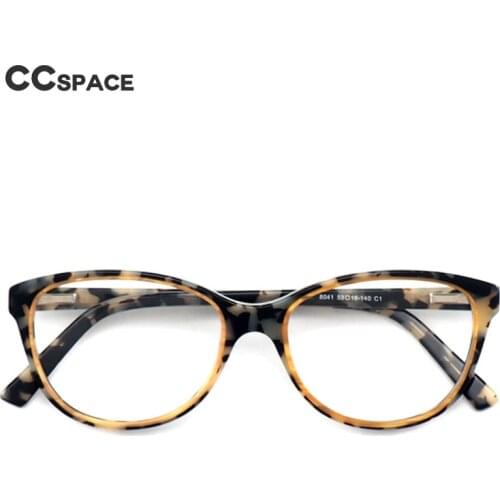 47582 Luxury Plate Cat-Eye Glasses Frame Mens and Womens Optical Fashion Computer Glasses Prescription Mirror