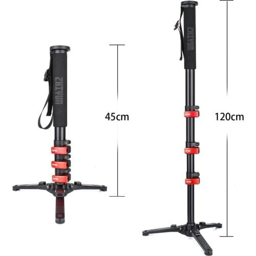 Zhiyun Handheld Mini tripode for Camera Monopod for Zhiyun Crane 3 Lab Gimbal dslr Tripod 1/4" or 3/8'' Screw Port on Top tripe