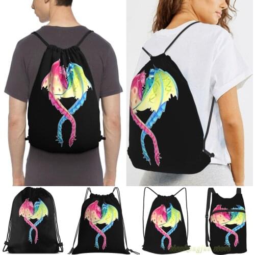 Monster Hunter Valentine Women Drawstring Sackpack Gym Bags Men Outdoor Travel Backpacks For Training Fitness Swimming Bag