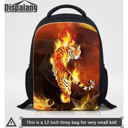 Horse Tiger Animals Kids Backpack 12 Inch Mini Baby Travel Shoulder Bag Bagpack Children Kindergarten School Bag Toddler Rugtas