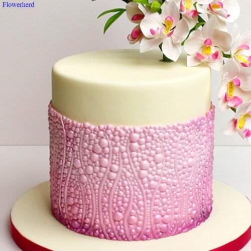 New Pearl Seaweed Seagrass Fondant Cake Silicone Mold Cake Decorating Tools Birthday Wedding Decoration DIY Chocolate Mold