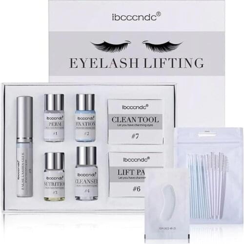 Ibcccndc Lash Lift Perming Eyelash Extension kitEyelash Curling Perm Lotion Eyelash Silicone Pads Long Lasting Eyelash Perm Tool