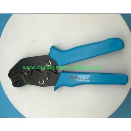 SN-28B Pin Crimping Tool 2.54mm 3.96mm 28-18AWG Crimper 0.1-1.0mm Square Meters For Dupont