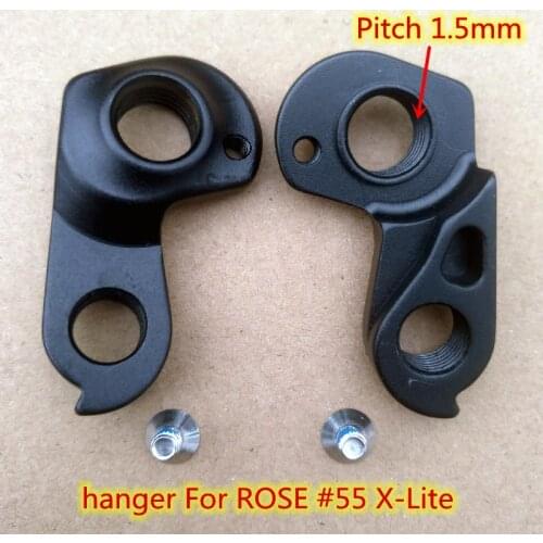 2pc Bicycle rear derailleur hanger For ROSE #55 X-Lite Six Disc Four Disc 2018-2019 ROSE Backroad frame hanger road MECH dropout