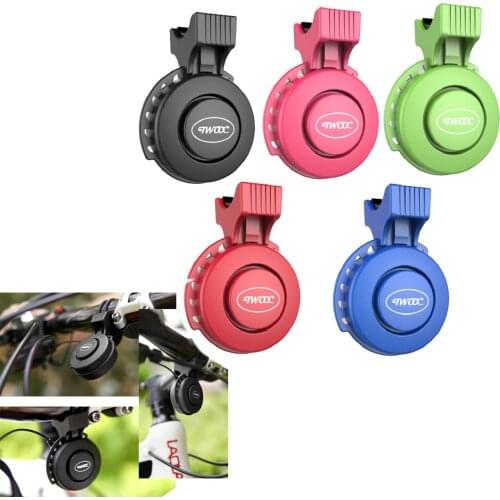 USB Charging Bicycle Bells TWOOC 120db Electric Horn Audio Warning Handlebar Bell Safety Trumpet for Bicycle Electric Scooter