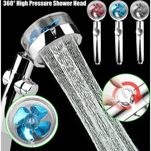 Adjustable Showerhead Turbocharged Shower Sprayer Head with Filter Home Spa Bathroom Shower Head Handheld Pressurized Showers