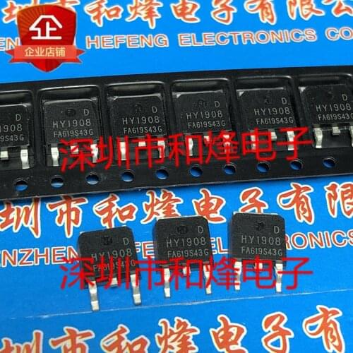 10PCS HY1908 HY1908D TO-252 80V 90A 100% New&original