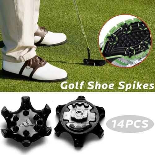 14pcs/lot Golf Spikes Pins Turn Fast Twist Shoes Spikes Golf Golf Spikes Outdoor Pins Parts Golf Shoes Replacement Sprots S Z8V9