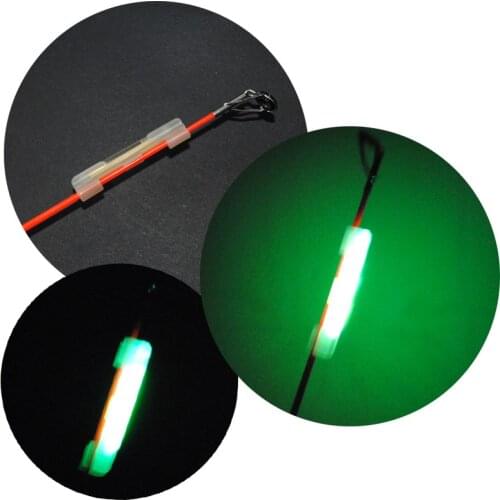 8pcs/lot Luminous Lightstick Holder NEW Night Fishing Tackle Accessory Clip On Rod Tip light holder Chemical light stick A297