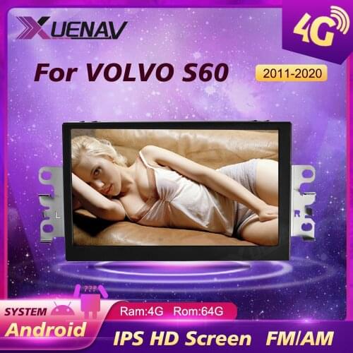 Car radio Player GPS Navigation For volvo s60 2011 2012 2013 2014 2015 2016 2017 2018 2019 2020 Car multimedia tape recorder