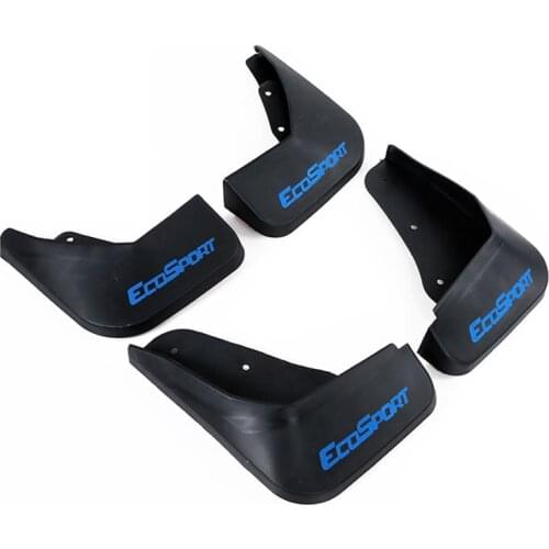 Color My Life ABS Mudflaps Mud Flaps Front Rear Mudguards Fender for Ford Ecosport 2018 - 2020 Splash Guards Parts Accessories