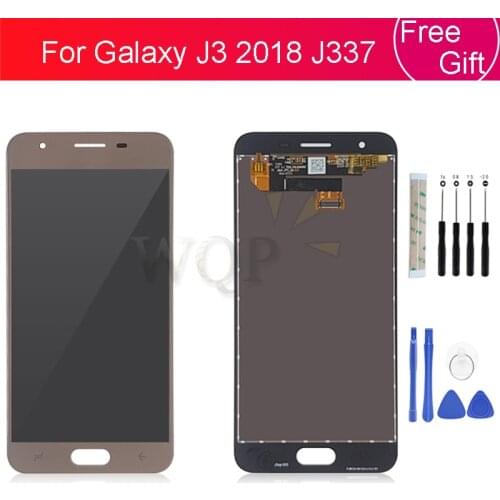For Samsung Galaxy J3 2018 LCD Display Touch Screen Digitizer Assembly for Samsung J337 J337P J337T LCD Display Repair Parts