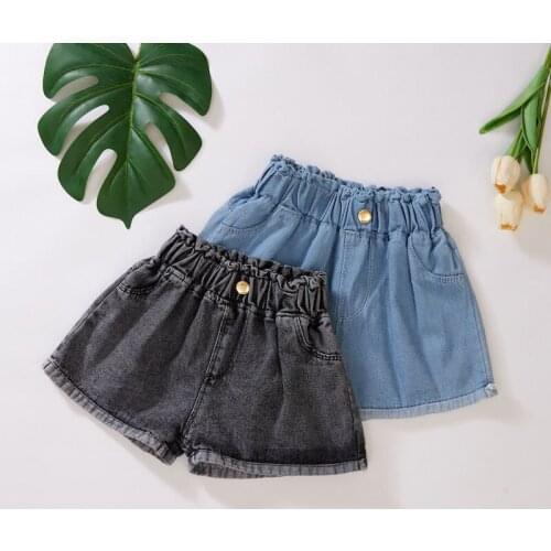 Girls Denim Shorts Kids Pants Summer Hot Casual Pants Fashion Children Wear Comfortable Shorts Jeans