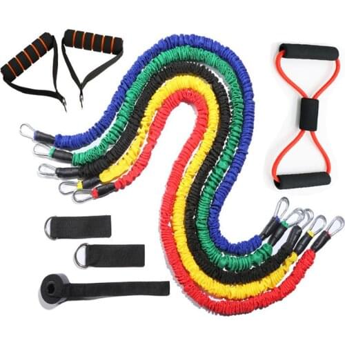 Elastic Rope Fitness Male Pull Band Multifunctional Anti-Break Exercise Chest Muscle Equipment Home Resistance Multiple Styles
