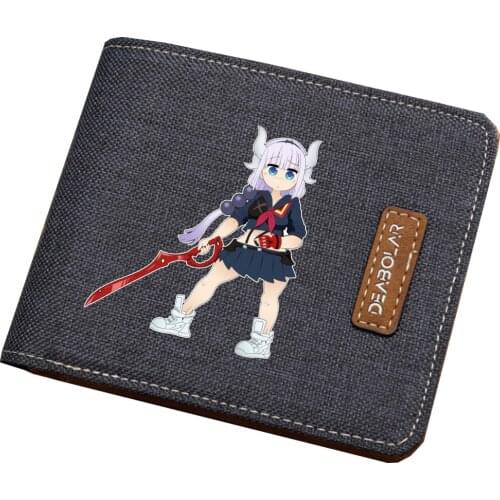 Game Akame ga Kill! cosplay wallet student coin Card purse Men women short printing Carteira wallet teenagers purse