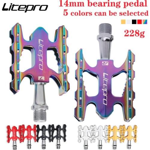 Litepro ultralight folding bike pedal K3 bicycle pedal DU bearing pedal universal bicycle pedal suitable for Brompton Fnhon