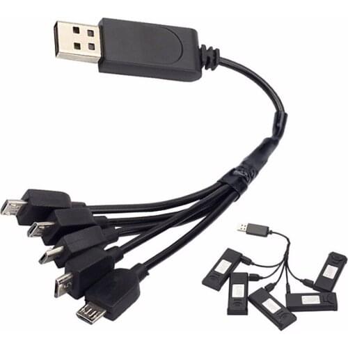 HBB 1 For 5 Charger Multi-charging Visuo Xs809 Xs809w Xs809hw Cable Rc Drone Parts