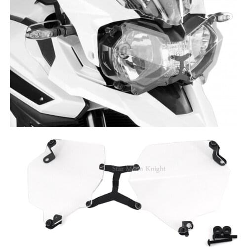 NEW Motorcycle Accessories Acrylic Headlight Protector Light Cover Protective Guard Fit For Tiger 800 1200 XCX XRX Explorer 1215