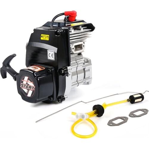 71cc Single-cylinder 2-stroke Gasoline Engine with Walbro WJ71 Carburetor NGK CMR7H Spark Plug for 1/5 RC Gasoline Model Car -LT