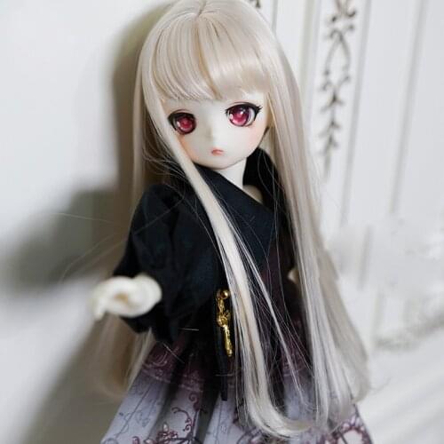 1/3 1/4 1/6 Bjd Wig High Temperature Long Fashion Wire Bjd Wig SD For BJD Doll Wig Hair