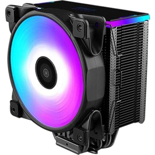 PCCOOLER 5 Heat Pipe RGB Phantom Buckle FIN Process Through FIN Process Heat Dissipationfin Metal Back Plate Buckle Programmable