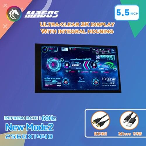 Portable Computer Hardware Temperature Monitor Secondary Screen,HD PC Game Monitor Display Desktop AIDA64/IPS 2K 4K Touch