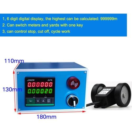Roller Type Electronic Digital Meter Meter High Precision Cloth Tester Code Meter Reversible Counter Meter