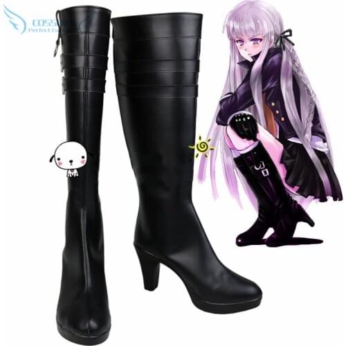 Danganronpa Kirigiri Kyouko Cosplay Shoes Boots Professional Handmade ! Perfect Custom for You