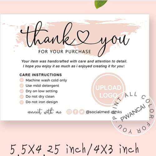 Washing Instructions Card Printable Template For Custom Tshirts,Care Instructions For Printed Apparel,Care Instructions Card