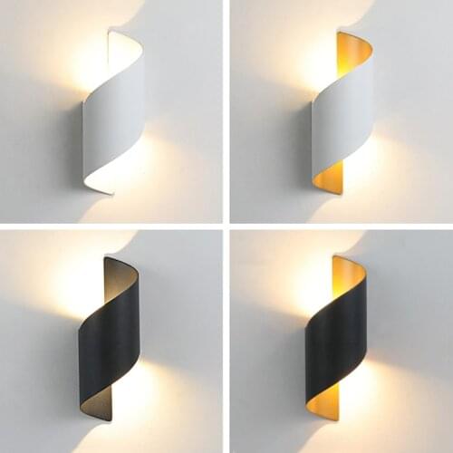 Nordic Wall Lamp Ip55 Led Aluminum Outdoor Up Down wall lights Modern For Home Stairs Bedroom Bedside Bathroom Lighting