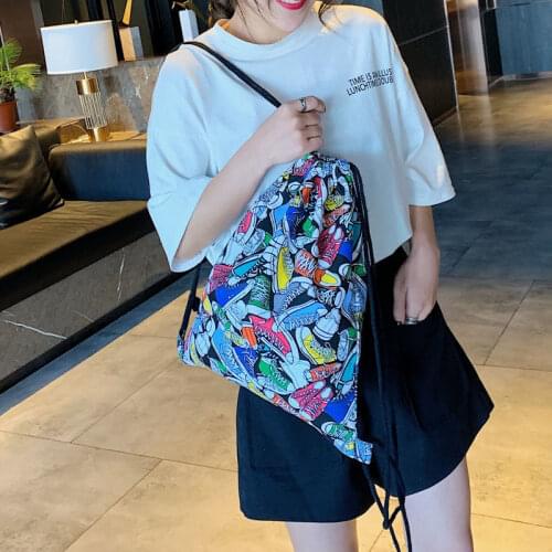 Fashion Portable Drawstring bags Girls Shoes Bags Women Cotton Travel Pouch Storage Clothes handbag High Quality Makeup bags