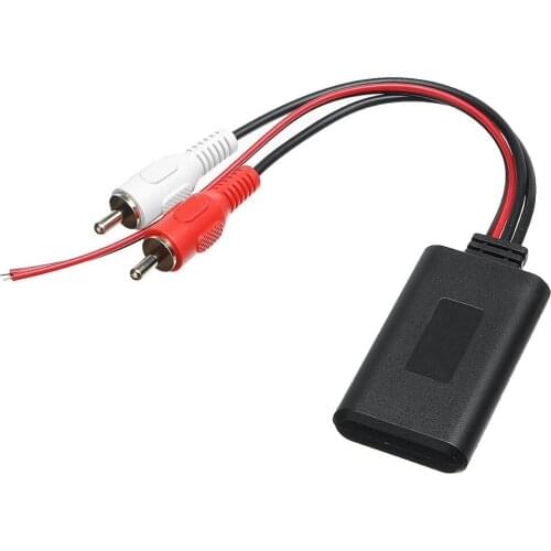 Universal 2RCA AUX IN Wireless Bluetooth Cable Adapter Car Stereo Audio Input