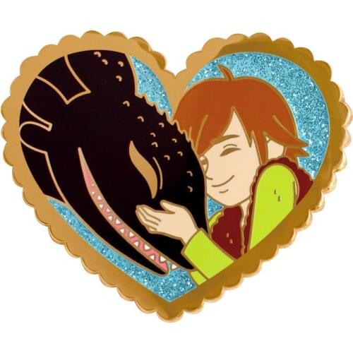 Black Dragon Hard Enamel Pin