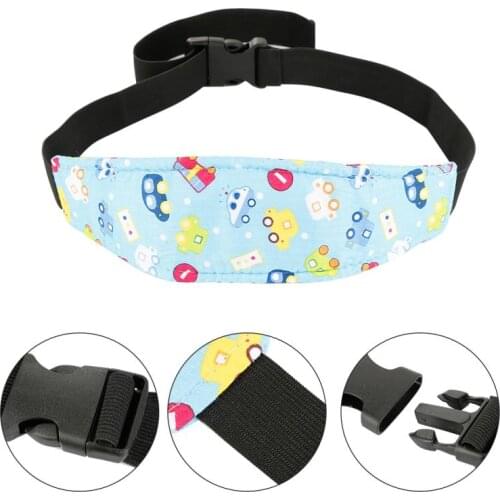 1Pcs Toddler Car Seat Sleep Headband Head Support Band Elastic Sleep Aid Belt Covers For Infants Baby Hot Car Seats Accessories