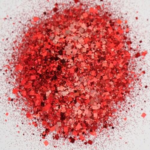 50g/Bag Holographic Nail Art Glitter Sequins Square Paillette Flakes 3D Mixed 1/2/3mm Polish Laser Nail Flakes Holo Glitter S^e